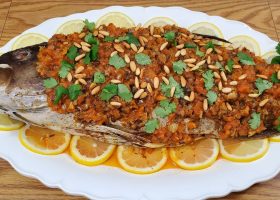 طريقة عمل السمك اللبناني الحار