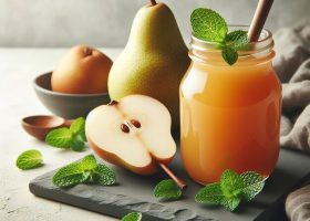 طريقة عمل عصير الكمثرى بالليمون