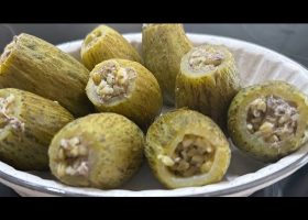 طريقة عمل عجور باللبن محشي فريكة