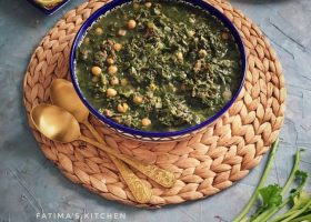 طريقة عمل يخنة السبانخ