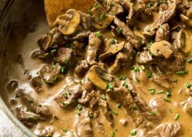 طريقة عمل بيف استراجانوف لايت