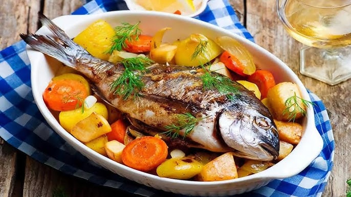 طريقة عمل سمك السلور المشوي بالفرن