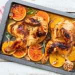 طريقة عمل دجاج بالبرتقال مع البصل.