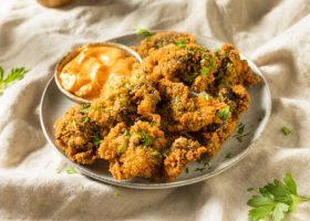 طريقة عمل كبدة الدجاج المقرمشة