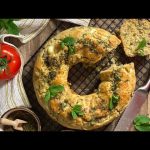 طريقة عمل الكيكة المالحة بالزعتر الأخضر