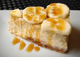 طريقة عمل تشيز كيك الموز الشهي