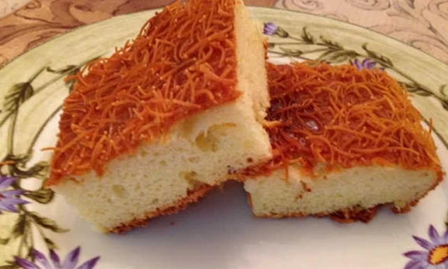 طريقة عمل كيكة الشعيرية