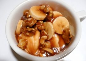 طريقة عمل موز مكرمل مع القرفة