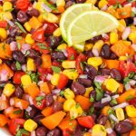 طريقة عمل سلطة الفاصوليا السوداء والذرة
