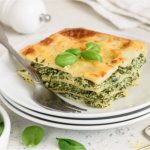 طريقة عمل الباذنجان لازانيا مع السبانخ والريكوتا
