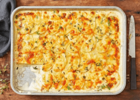 طريقة عمل صينية البطاطس بالبارميزان