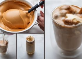 طريقة عمل سبانش لاتيه بارد بدون حليب مكثف