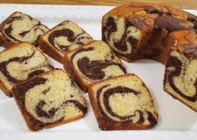 طريقة عمل الكيك الرخامي