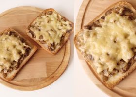 طريقة عمل الخبز بالفطر والكريمة