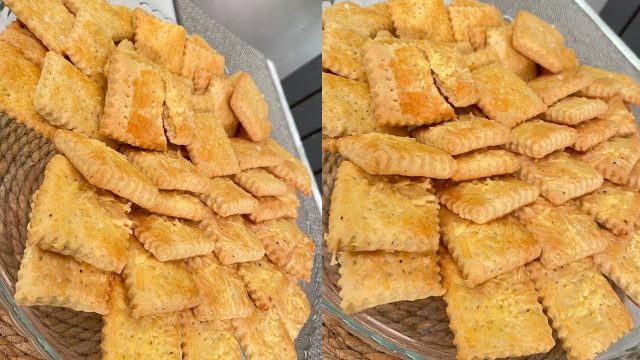 طريقة عمل البسكويت المالح الهش