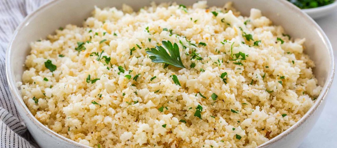 طريقة عمل أرز القرنبيط بالزنجبيل للرجيم
