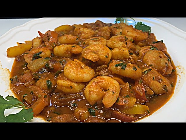 طريقة عمل الروبيان بالصوص الحار