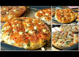 طريقة عمل خبز الفوكاشيا الإسبانية