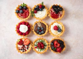 طريقة عمل الميني تارت بالشوكولاته