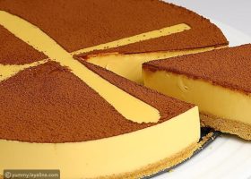 طريقة عمل حلى الشامواه بالكيك والبسكويت