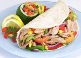 طريقة عمل بوريتو التونة مع الخضار