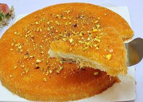 طريقة عمل كنافة بالموز