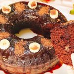 ريقة عمل كيك الموز والشوكولاته مع صوص الكراميل