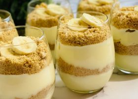 طريقة عمل حلى الموز البارد