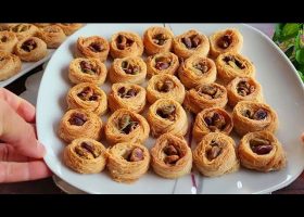 طريقة عمل حلى عش البلبل بالفستق الحلبي