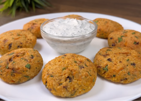 طريقة فطائر الحمص الصحية غنية بالبروتين ومشبعة