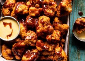 طريقة عمل اصابع الزهرة المقرمشة بصوص اللبن الرايب والزعتر