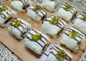 طريقة عمل لقمة الباشا بالموز