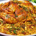 طريقة عمل بخاري دجاج بالحمص