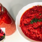 طريقة عمل هريسة الشطة الحمراء