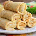 طريقة عمل كريب البقدونس المحشو بالفطر وصلصة الصويا