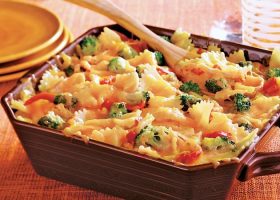 طريقة عمل باستا الدجاج بالفرن