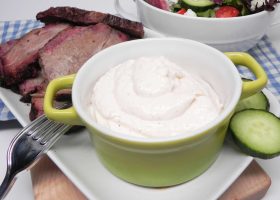 طريقة عمل صلصة الفجل الكريمية