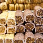 طريقة عمل حلقوم تركية بالمكسرات