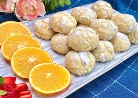 طريقة عمل كوكيز البرتقال بتغليفة الكريمة الشهية