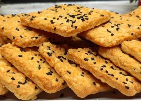 طريقة عمل بسكويت الأعشاب البحرية بالليمون الاسود