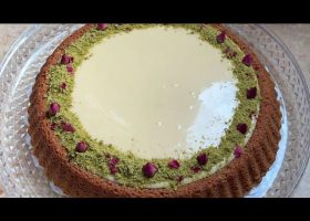طريقة عمل تارت الزعفران المحشى بالفستق والعسل الاسود