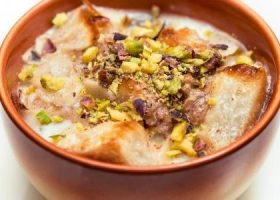 طريقة عمل ام علي الجلاش والقشطة