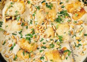 طريقة عمل سمك مشوي بالطحينة