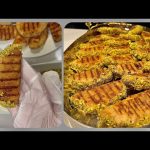 طريقة عمل فطائر القطايف المالحة بحشوة الدجاج وصوص البيستو