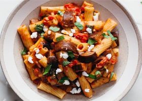 طريقة عمل باستا بالباذنجان لمرضى السكري