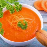 طريقة عمل شوربة الزهرة الخضراء مع زنجبيل والبرتقال