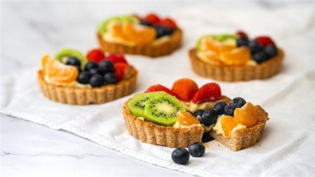 طريقة عمل تارت الايس كريم بالموز والعسل بدون فرن