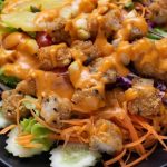 طريقة عمل سلطة دجاج البوب كورن
