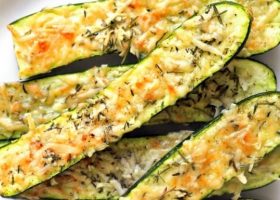 طريقة عمل كوسة مشوية محشوة بالكريما والاعشاب الربيعيه