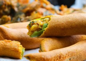 طريقة عمل رولات بالفلفل الحار